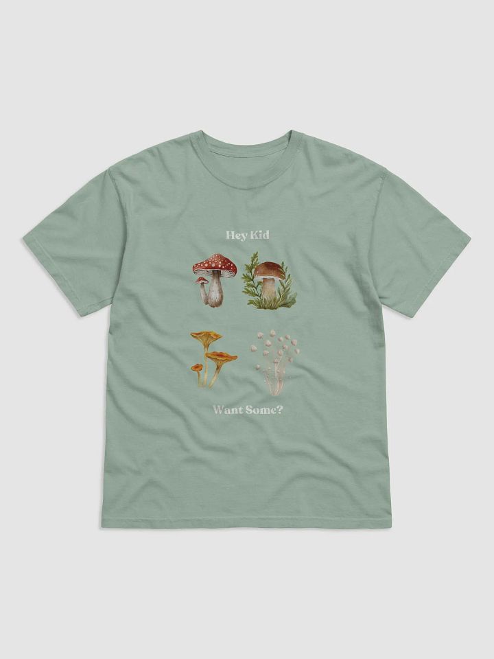 Hey Kid, Want Some? Mushroom Cotton Tee product image (1)