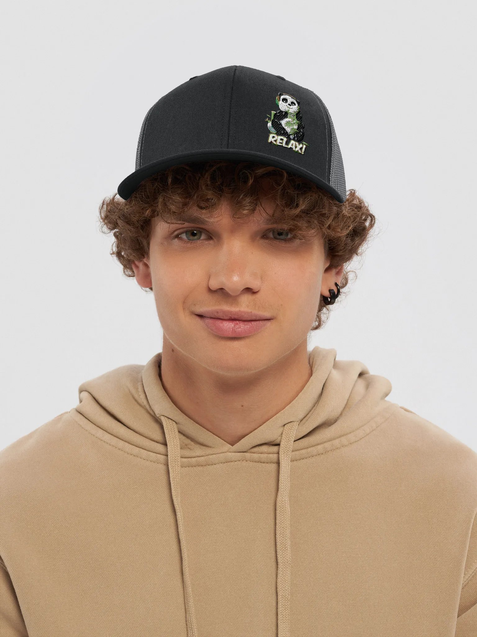Relax Panda Trucker Hat product image (17)