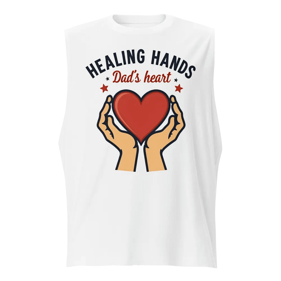 Healing Hands Dad's Heart Muscle Tank product image (1)