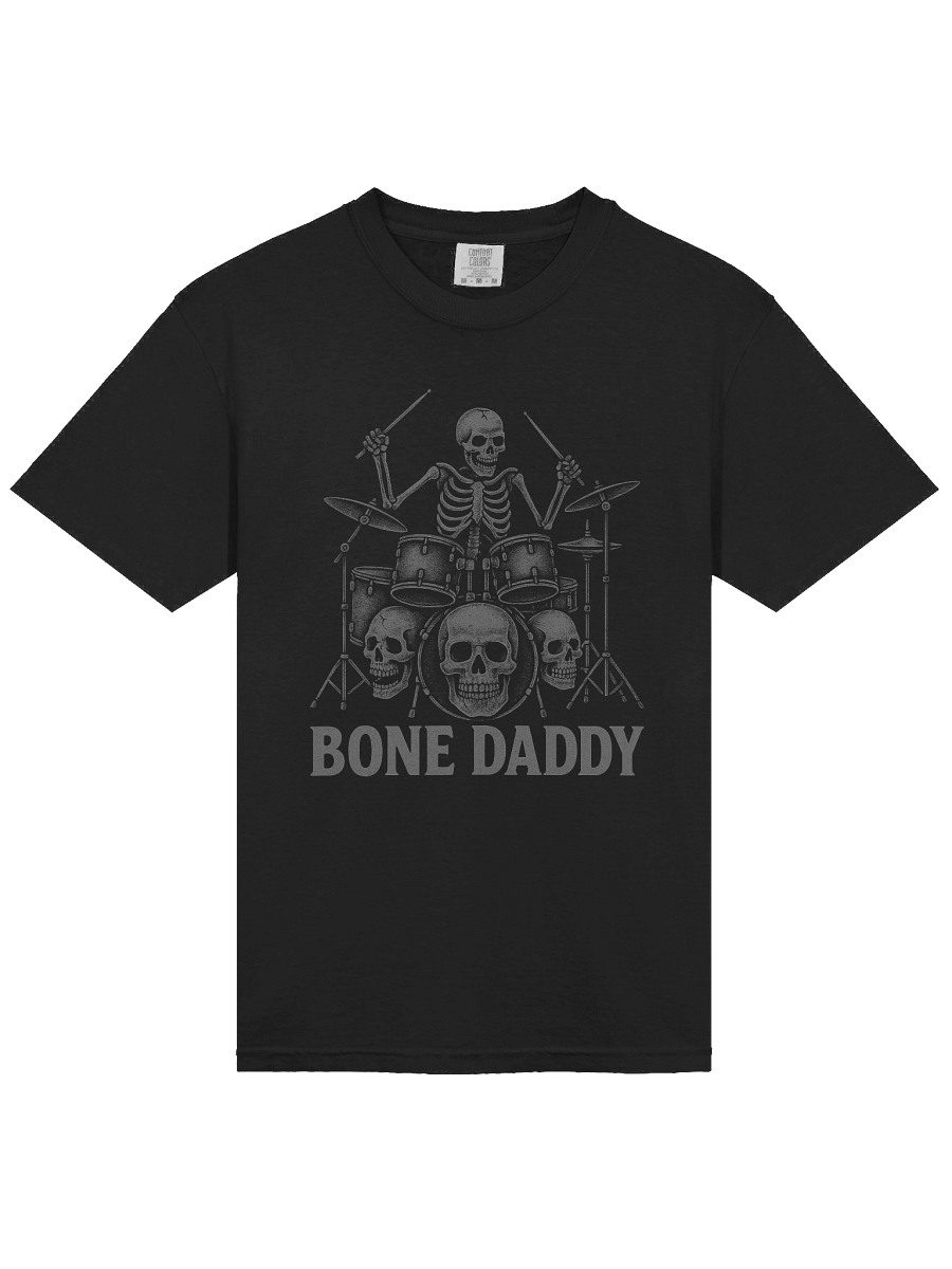 Bone Daddy V2 Grey - Skeleton playing skull drum kit product image (3)