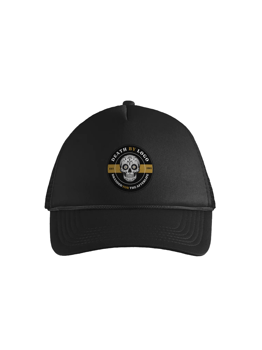 Death by Logo - Branded for The Afterlife Truckers Hat product image (1)