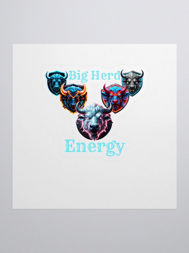 Big Herd Energy Stickers product image (1)
