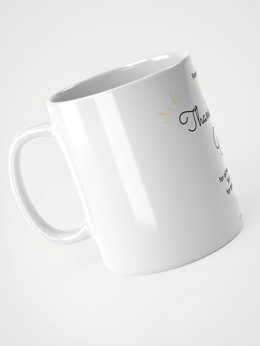 "Thank You, God" Gratitude Mug product image (4)