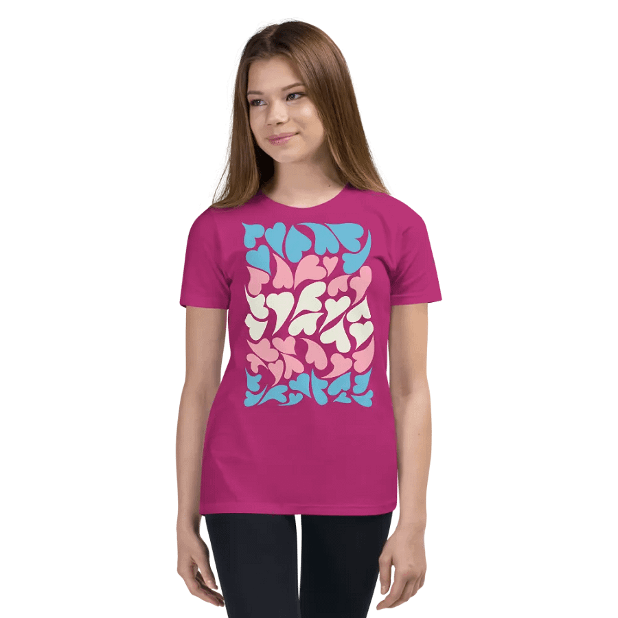 Nestled PRIDE Transgender T-shirt (Youth) product image (31)