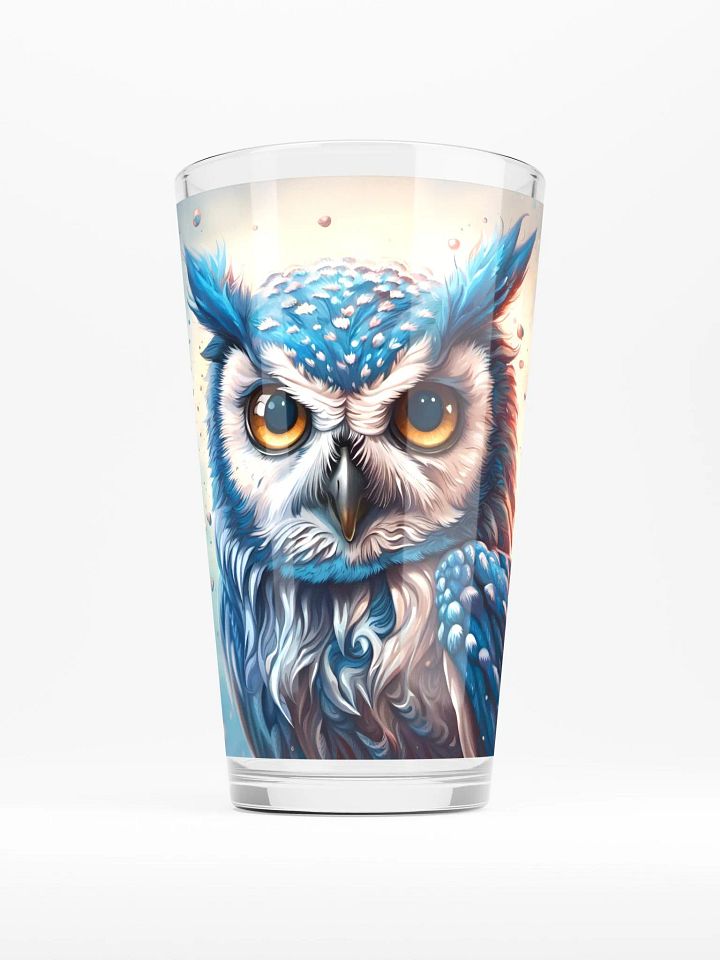 Blue Owl Pint Glass product image (1)