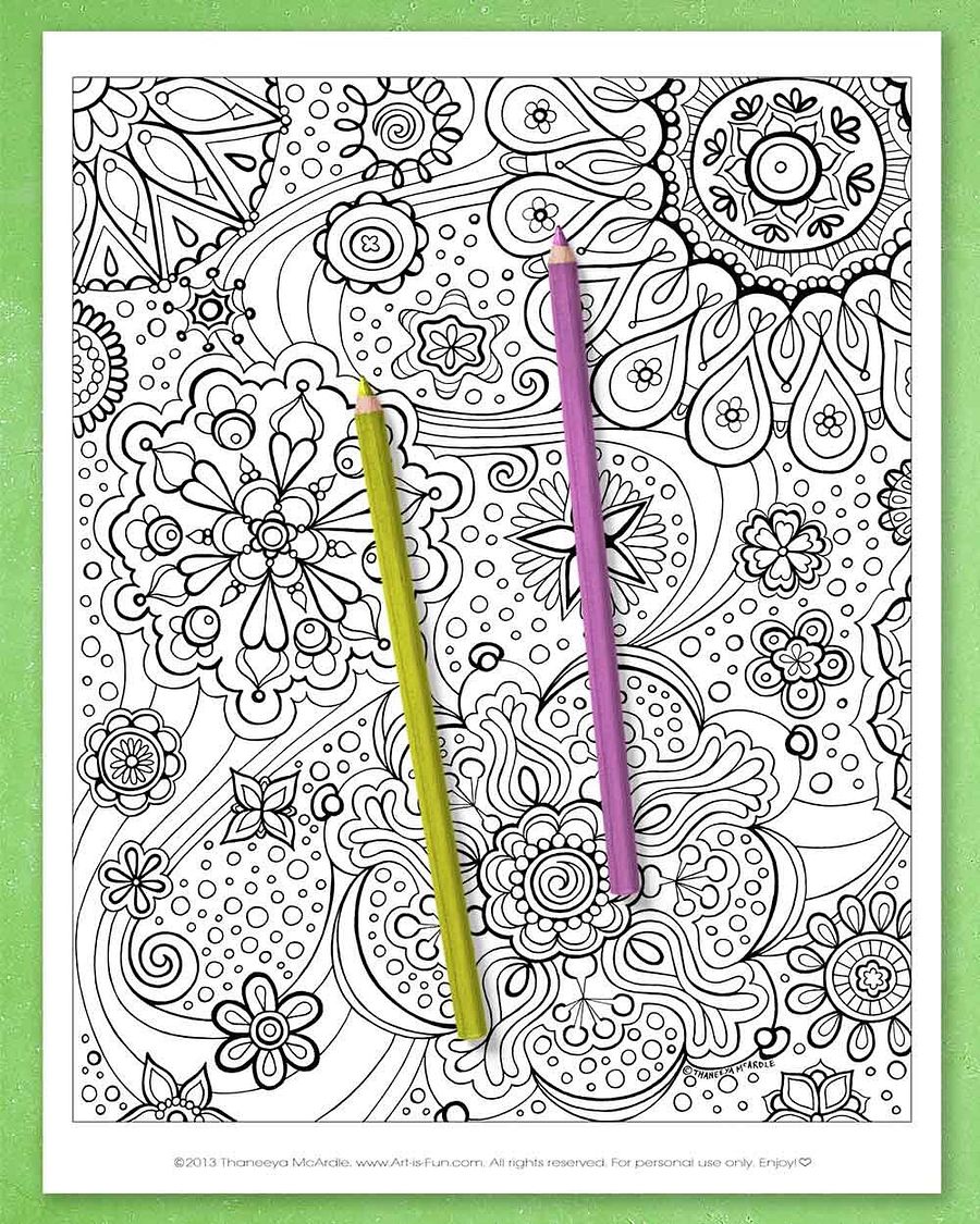Abstract Coloring Pages product image (4)