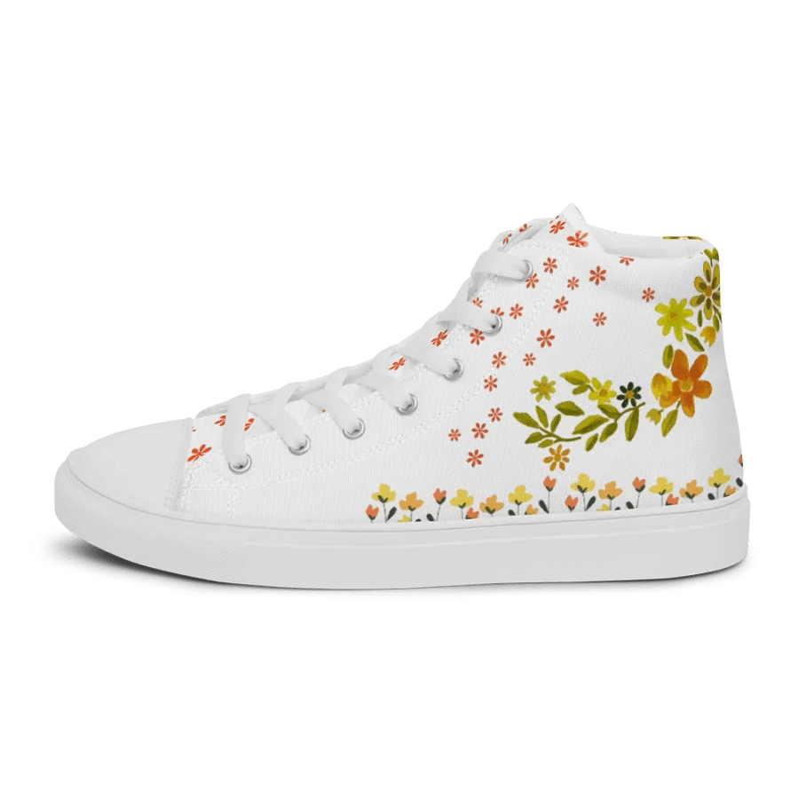 Floral Pixel Fusion High Tops product image (8)