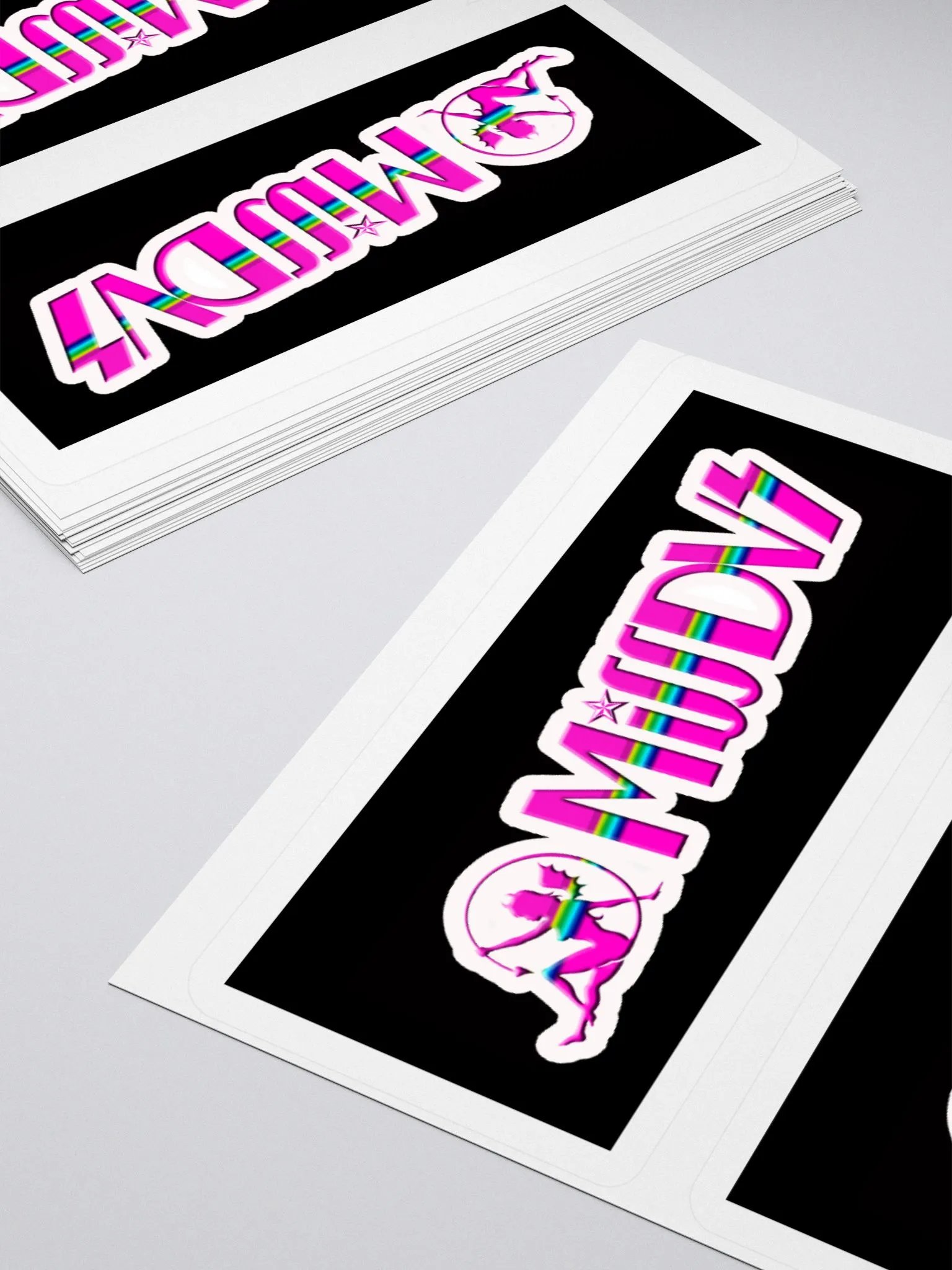 MissDVS Pink Logo Stickers product image (3)