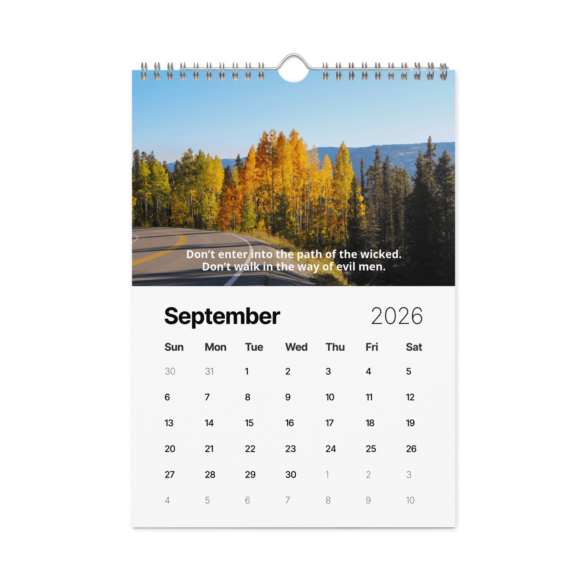 2026 Roads Less Traveled Photo Calendar product image (10)