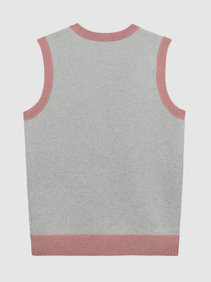 Sunlit Vibe Knitted V-Neck Vest product image (6)