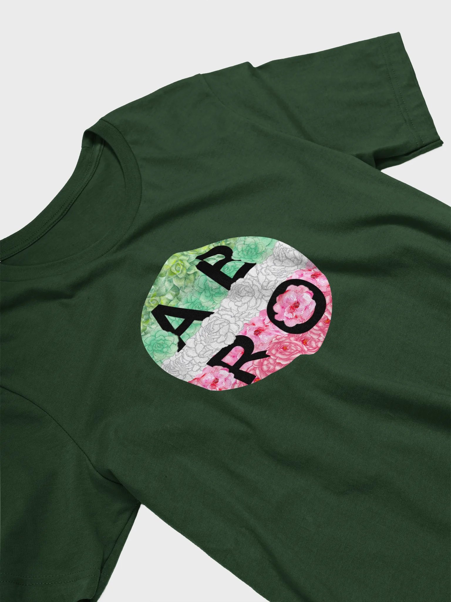 floral abrosexual t-shirt product image (3)