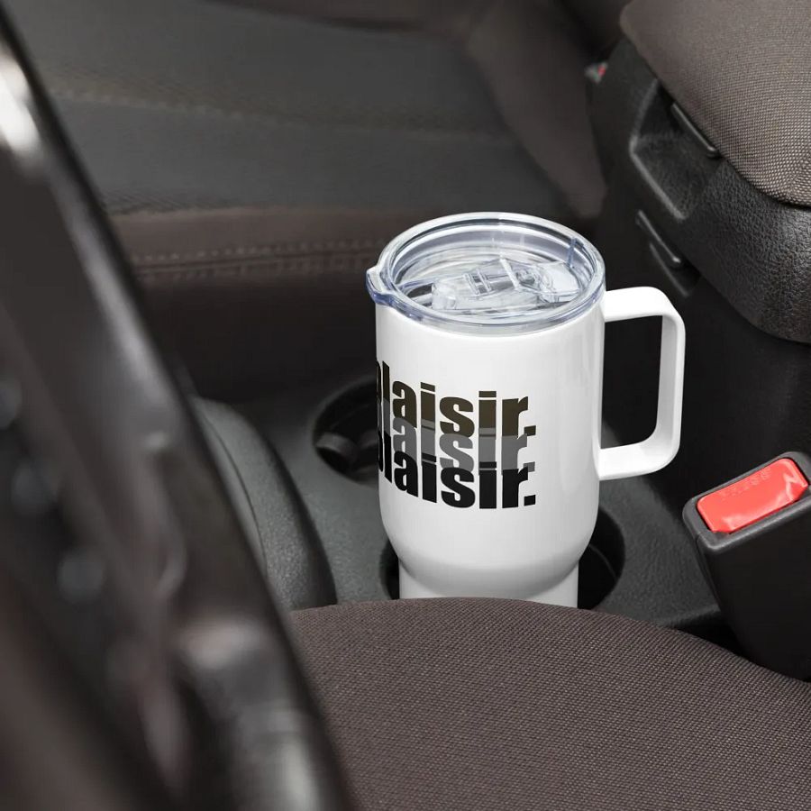 ''Ça fait plaisir'' Tasse de voyage avec poignée product image (7)