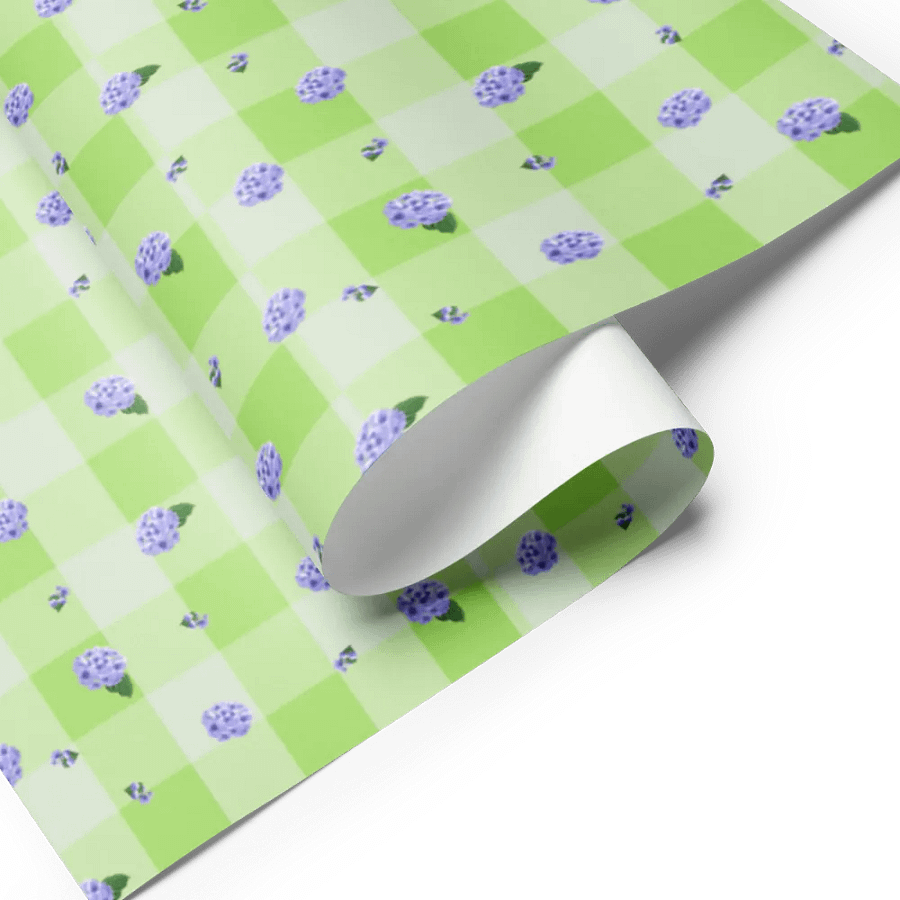 Bunnies and Hydrangeas Wrapping Paper Set product image (7)