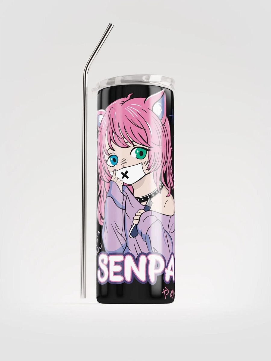 Whispering Senpai Stainless Steel Tumbler product image (1)