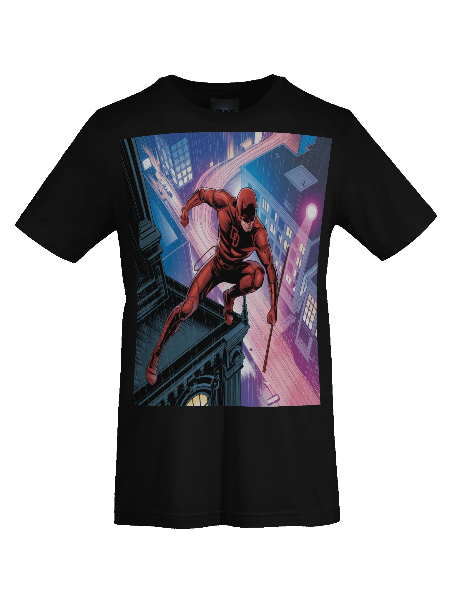 Daredevil's Neon Leap – Premium Supersoft T-Shirt product image (1)