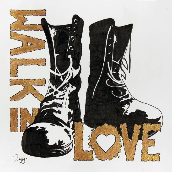 Walk In Love - Original Drawing product image (2)