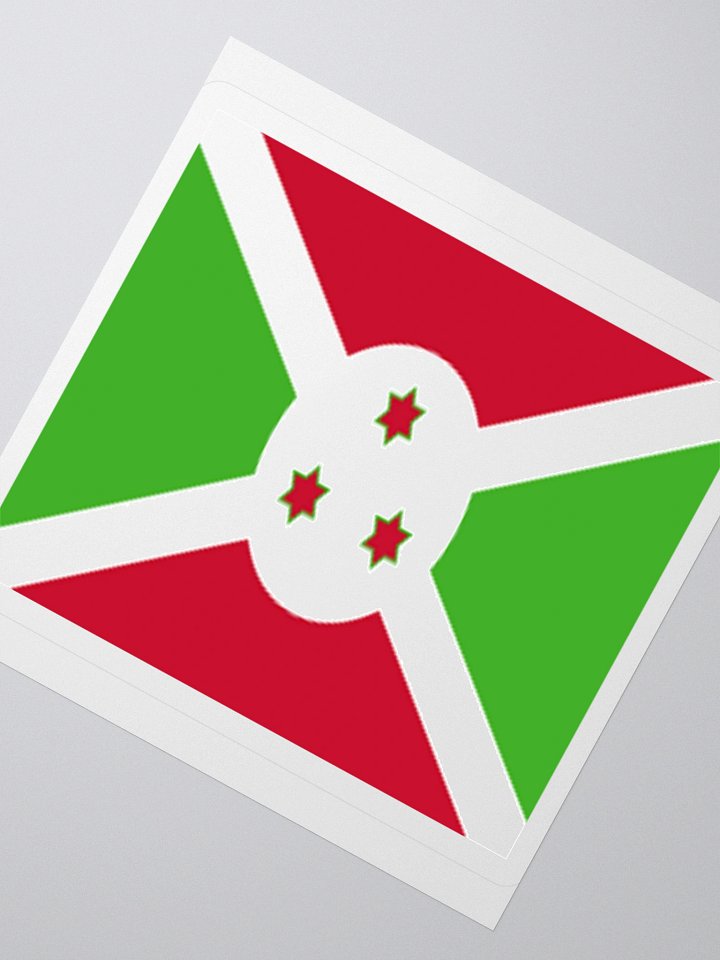 Exclusive Burundi Flag Kiss-Cut Stickers - High-Quality Vinyl, Multiple Sizes product image (4)