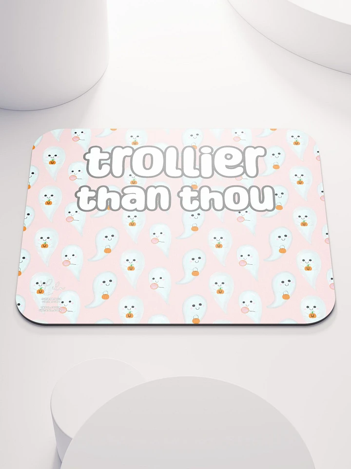 Trollier Than Thou Medium Mouse Mat - cute ghosts product image (1)