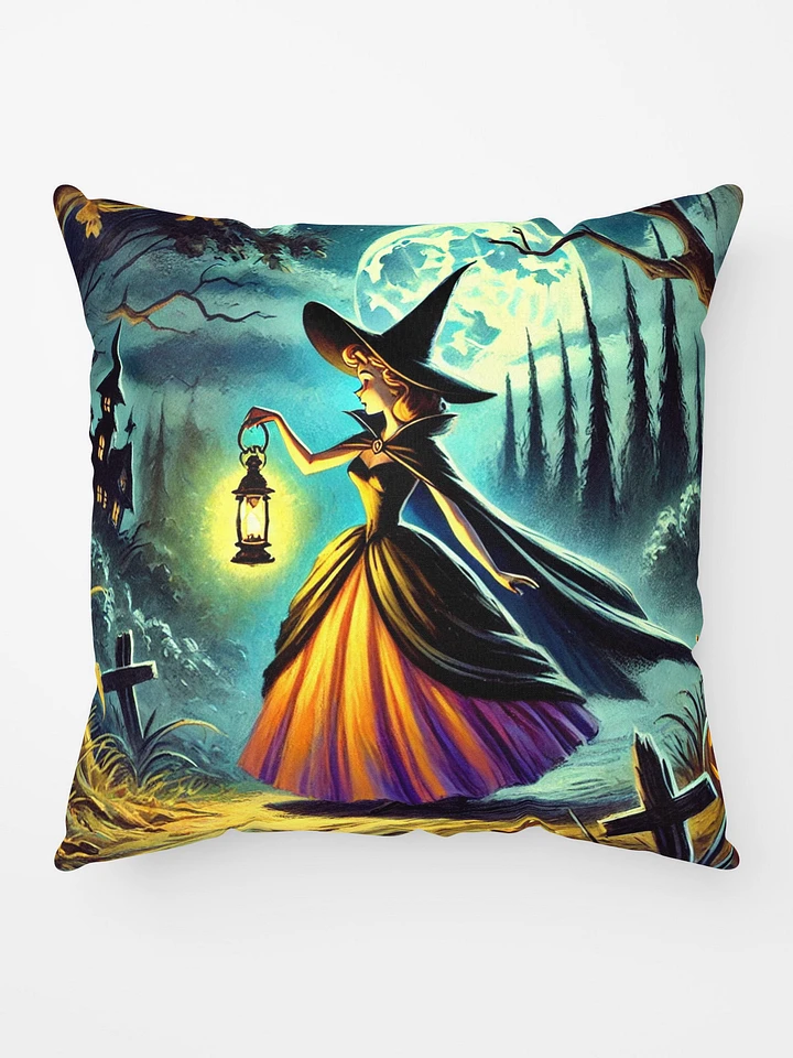 Witch in the Woods Halloween Pillow product image (1)