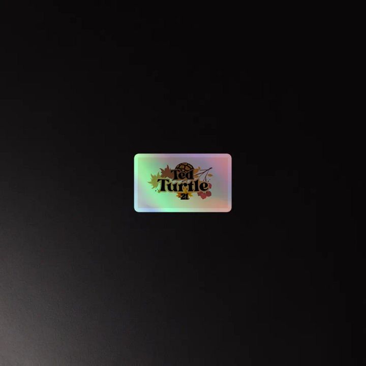 Official Ted Turtle Logo Sticker! product image (2)