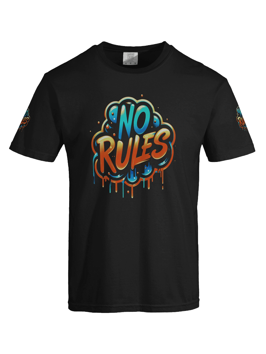 NO RULES – Bold Urban Graffiti Text Design product image (5)