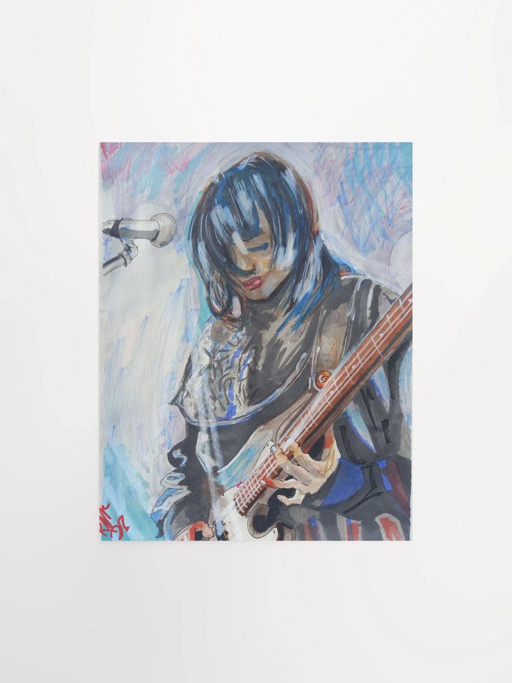 Art Poster Print: Her Bass Moves My Heart product image (1)