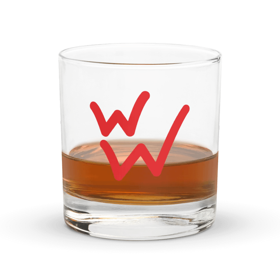 WW Rocks Glass (Red) product image (2)