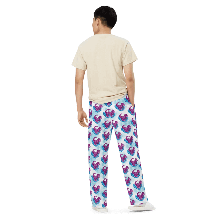 Sleepy Dino Wide-Leg Pants product image (10)