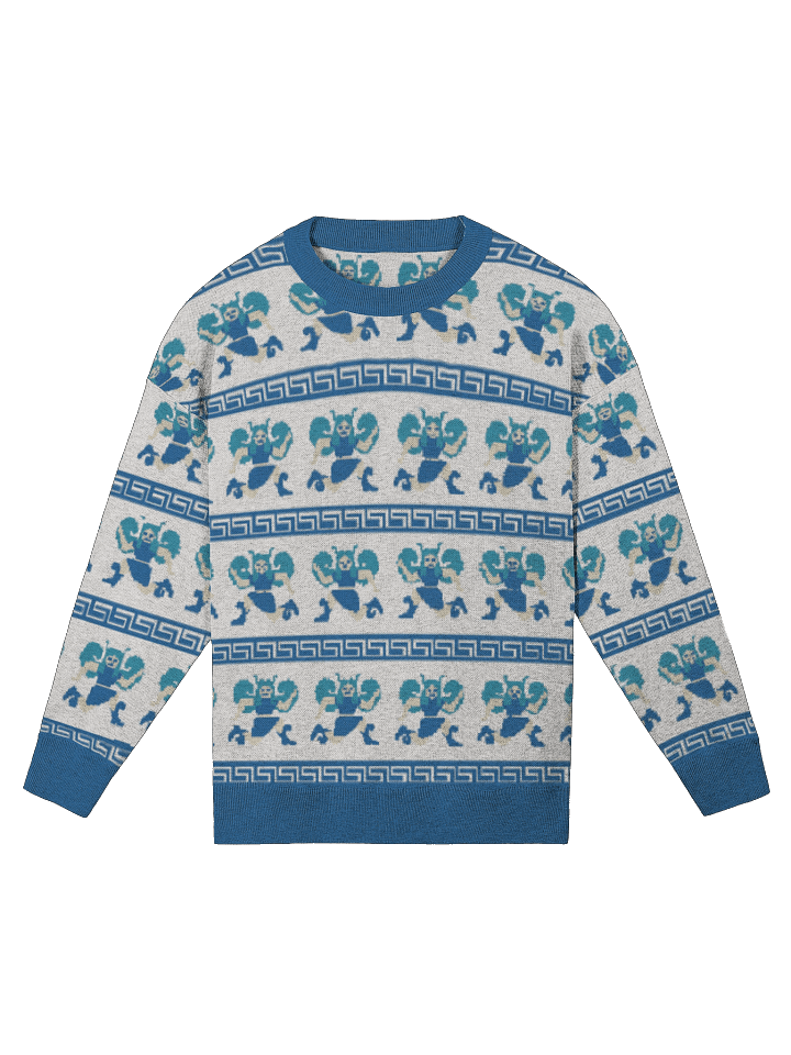Gorgons traditional Fairisle style - china blue product image (2)