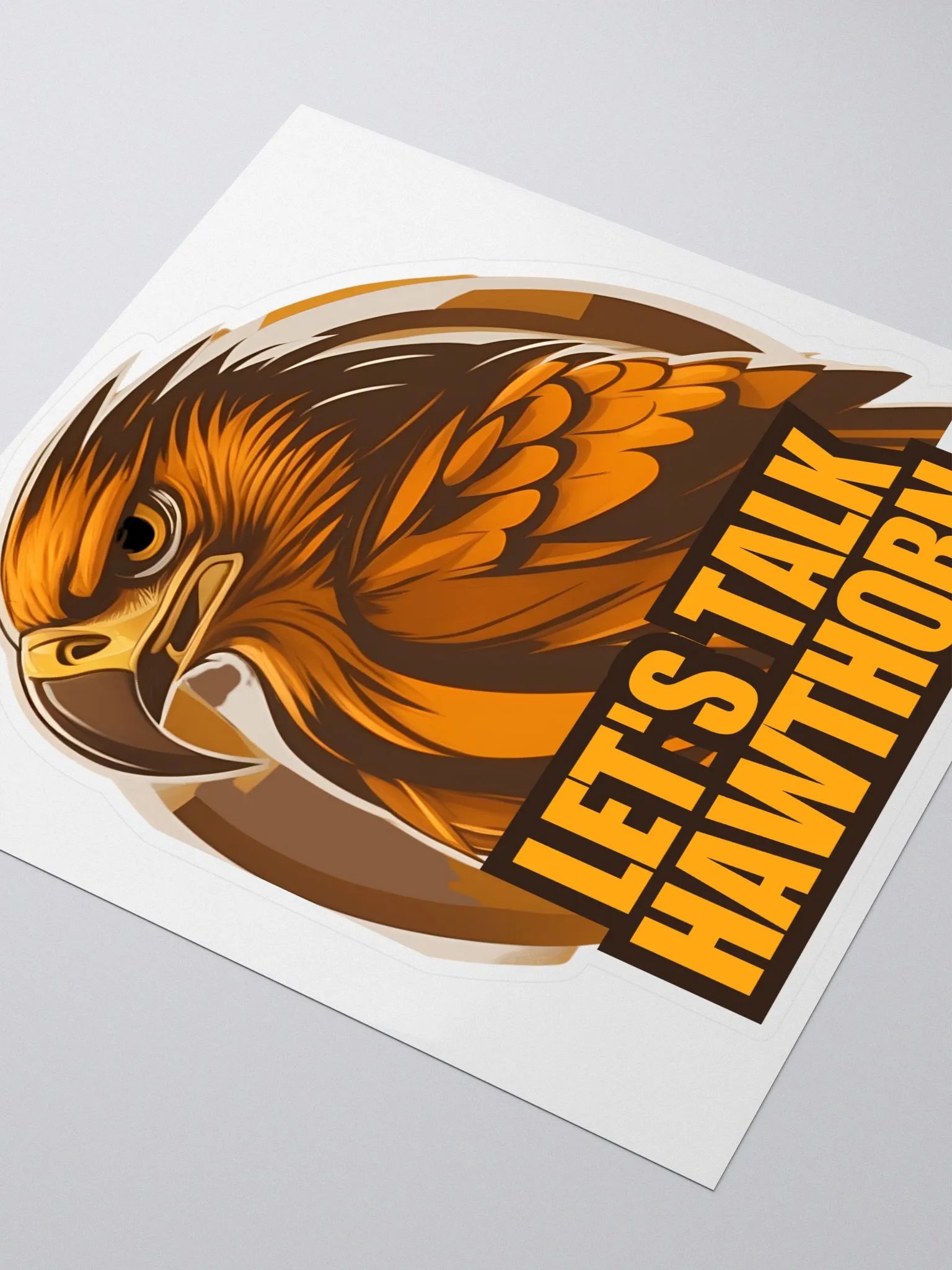 Let's Talk Hawthorn Sticker product image (3)