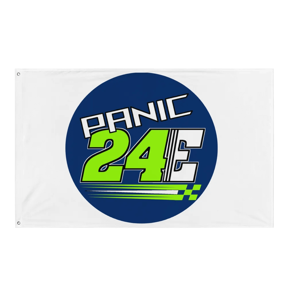PANIC_24E Logo Flag product image (1)