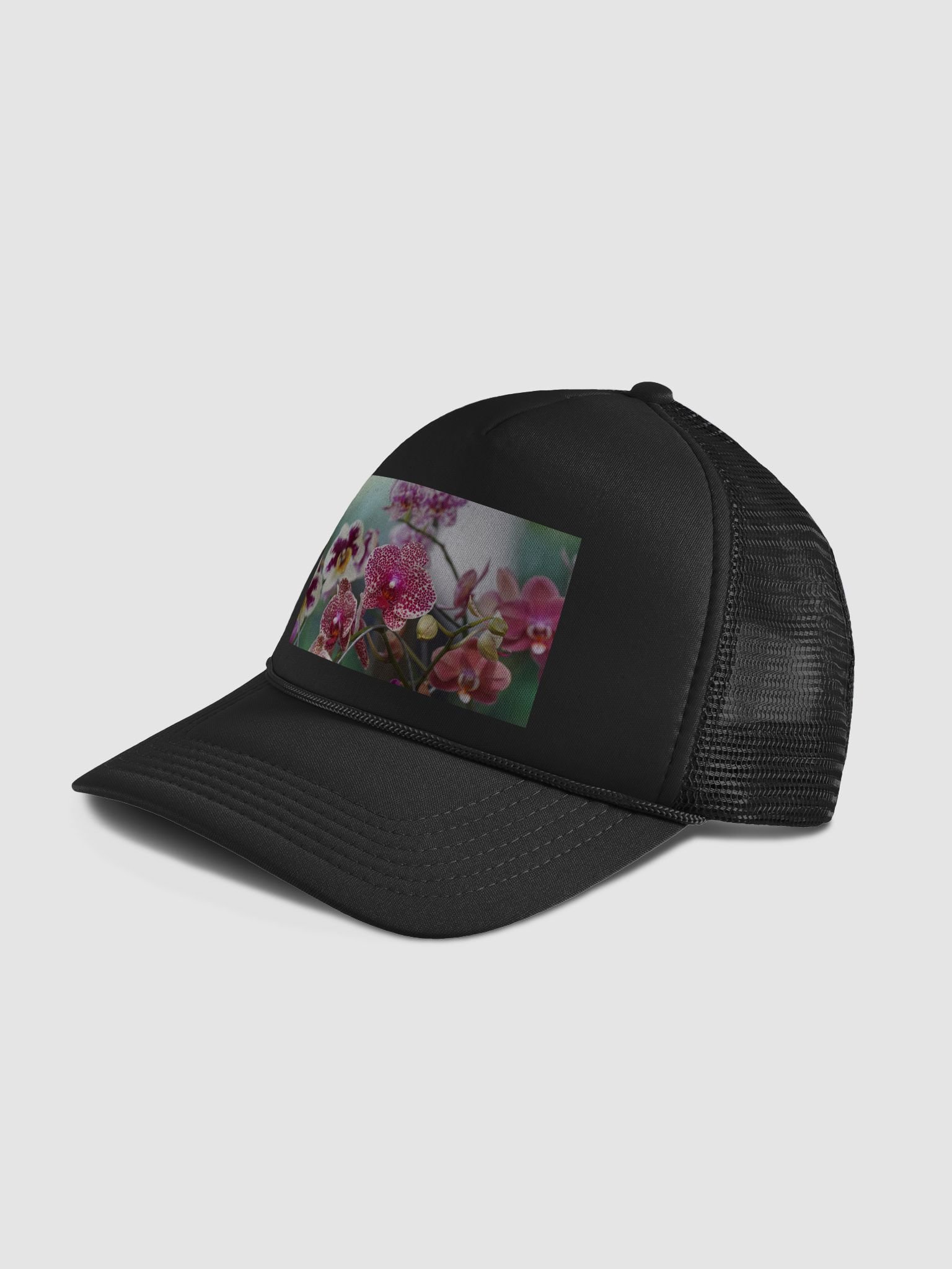 Orchid Dreams Foam Trucker Hat product image (4)