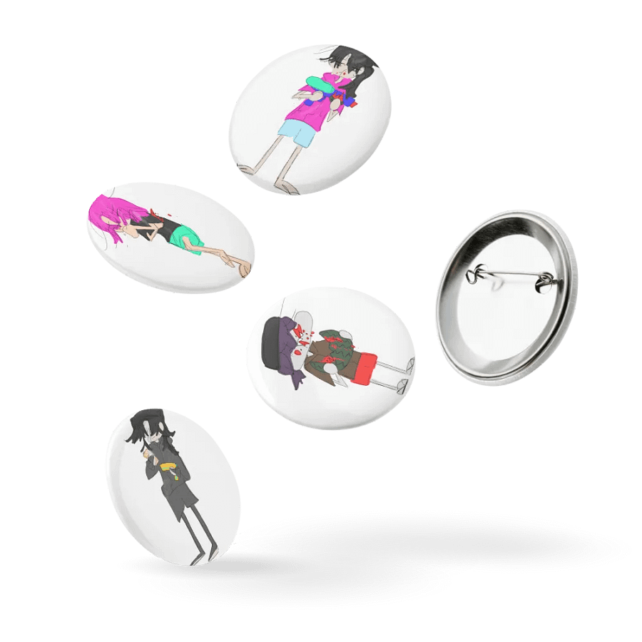 Moon Savers pin buttons July product image (9)