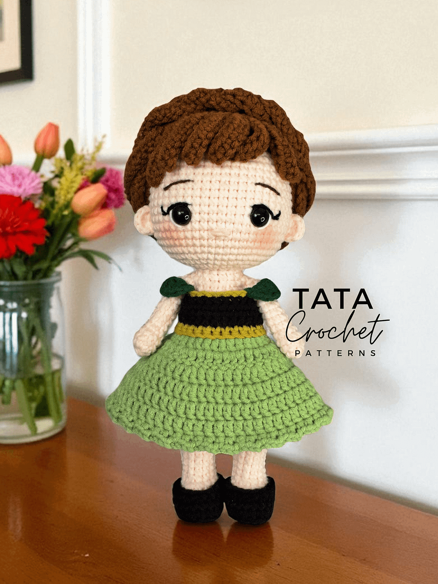 PDF -♡- Doll Dress Up & Transformation -♡- Anna Princess Amigurumi Crochet Pattern product image (4)