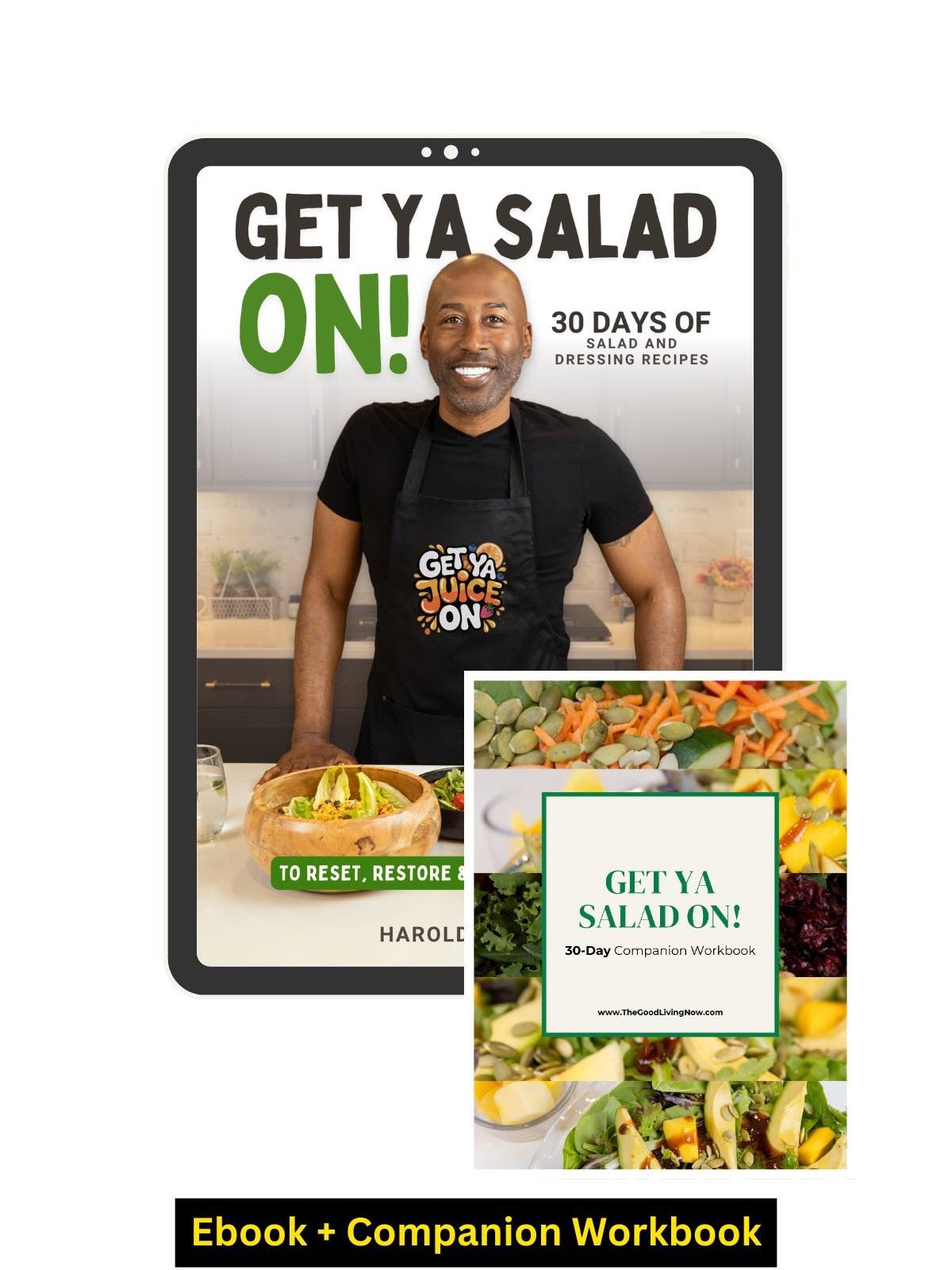 Get Ya Salad On! 30-Day Salad Challenge Bundle (eBook + Digital Companion Workbook) product image (1)