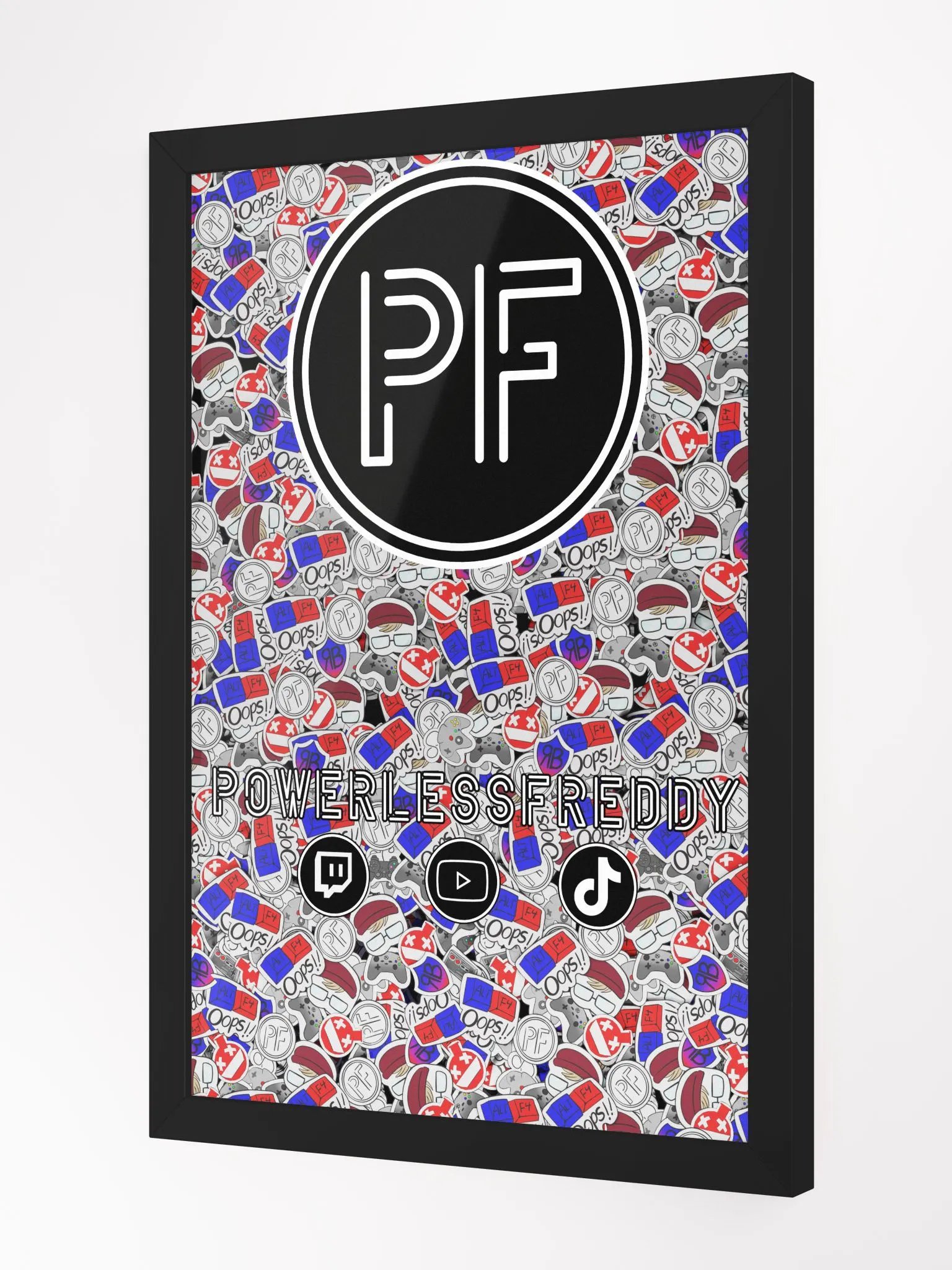 Sticker-Bomb Framed Poster product image (2)