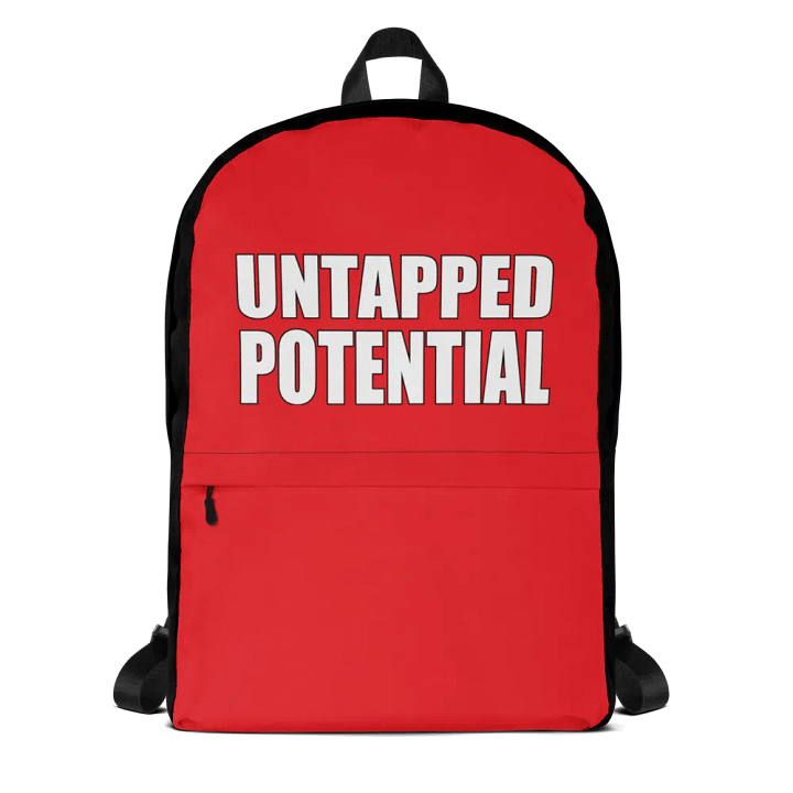 Untapped Potential Red Backpack product image (1)