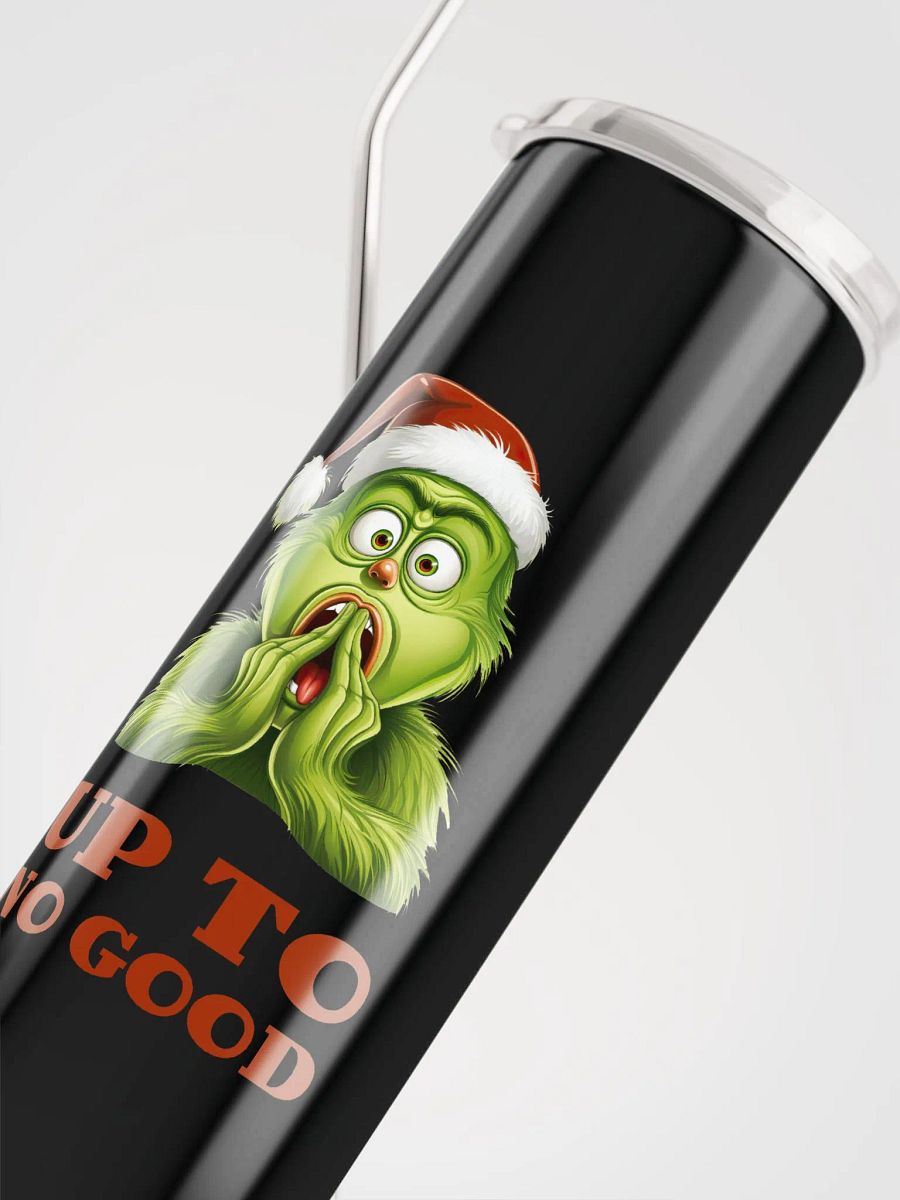 Get mischievous with our Grinch-themed Stainless Steel Tumbler product image (5)