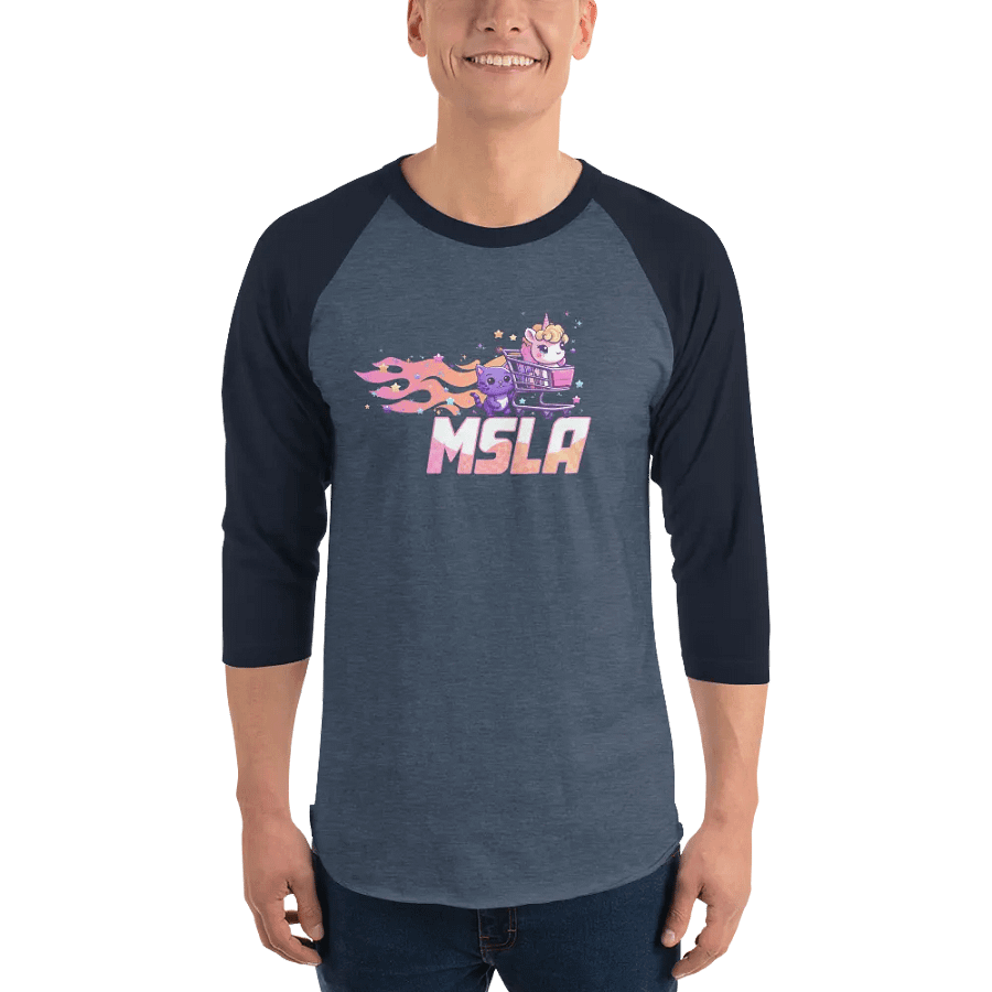MSLA Sparkles Amigos - Jersey Raglan Tee product image (13)