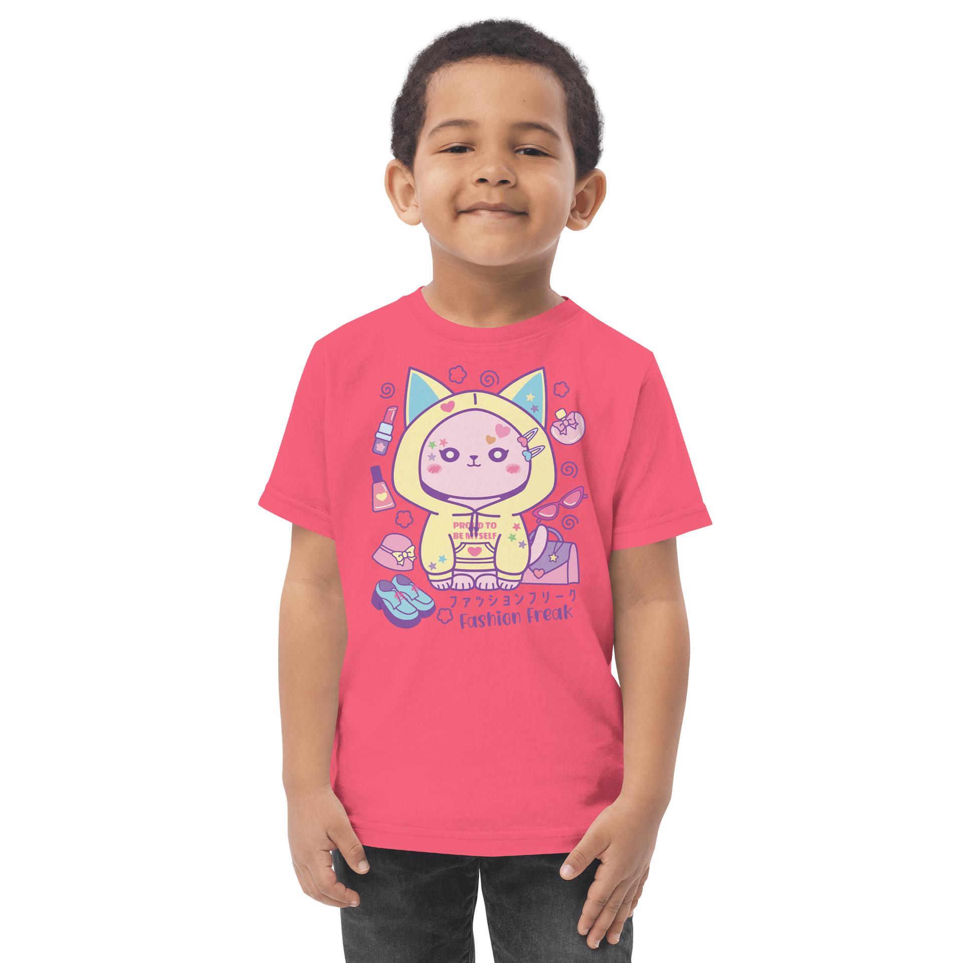 Fashion Freak Kitty- Toddler T-shirt product image (1)