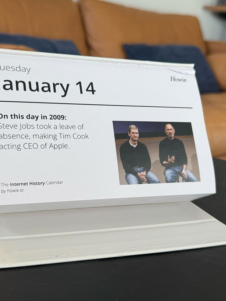 Internet History Calendar product image (2)