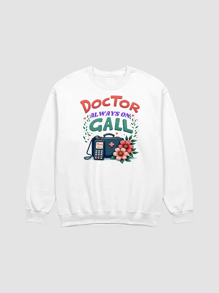 Mom Duty ,Doctor Always On Call Crewneck Sweatshirt product image (6)