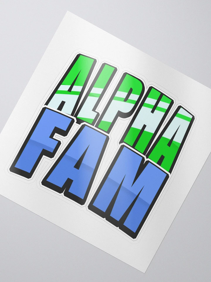 ALPHA FAM STICKER product image (2)