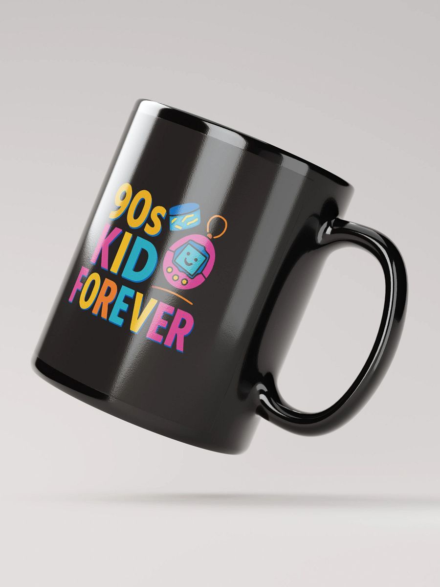 90s Kid Forever Black Glossy Mug product image (3)