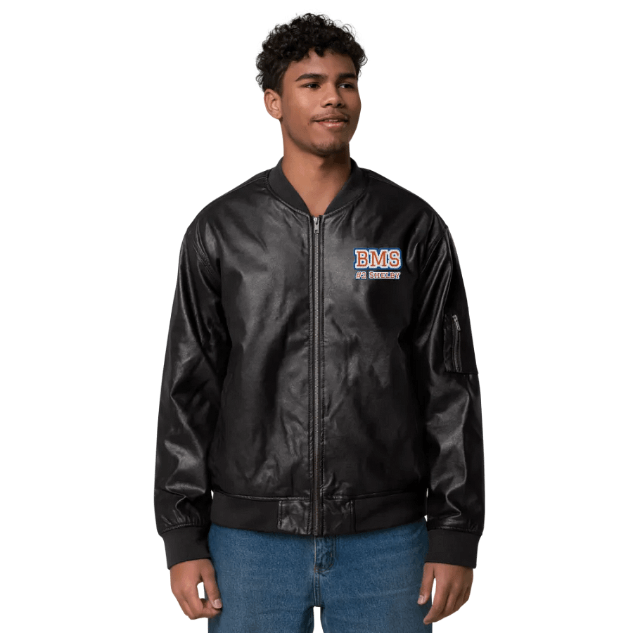 BMS #2 Shelby Leather Bomber Jacket product image (2)
