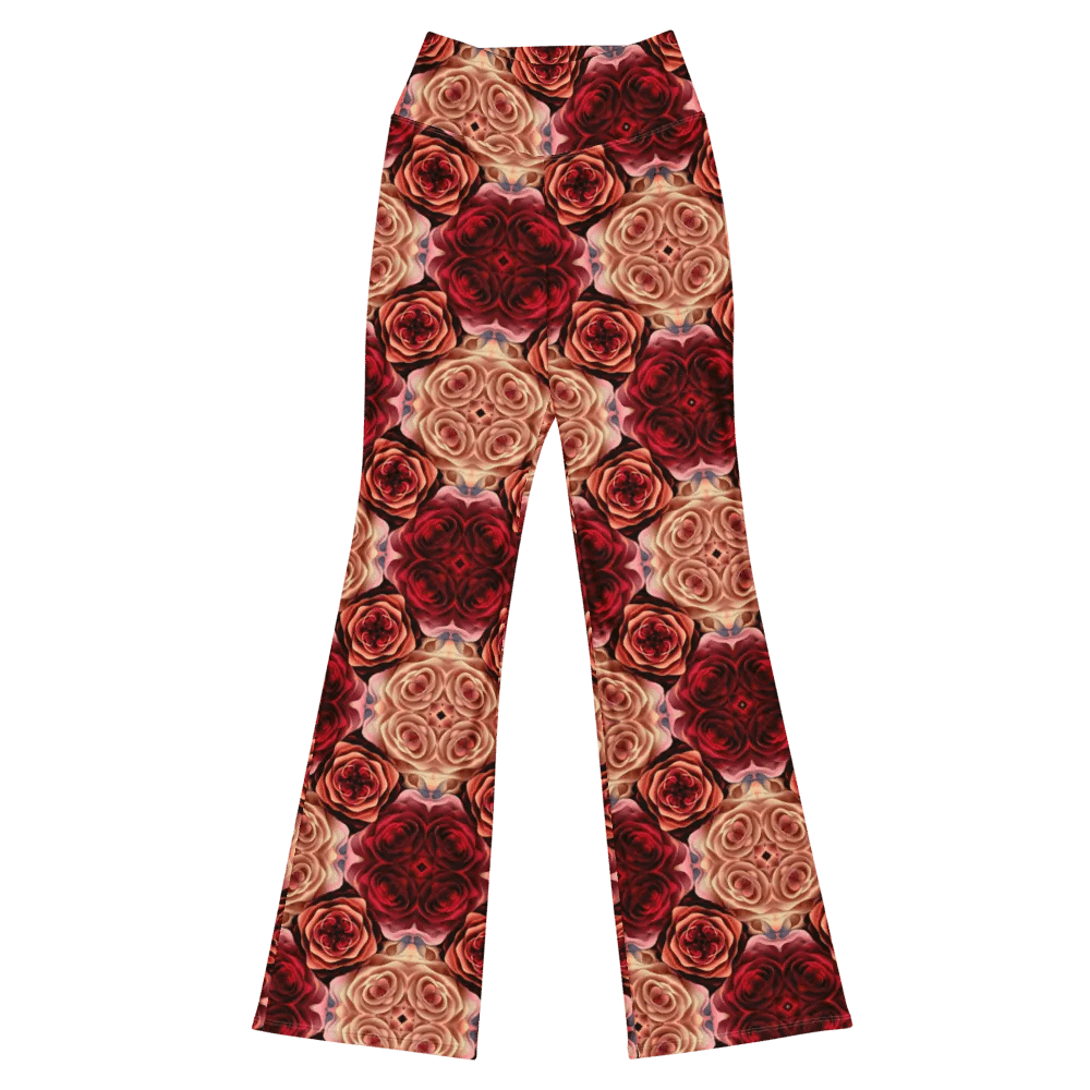 Rose Bouquet Flare Leggings product image (1)