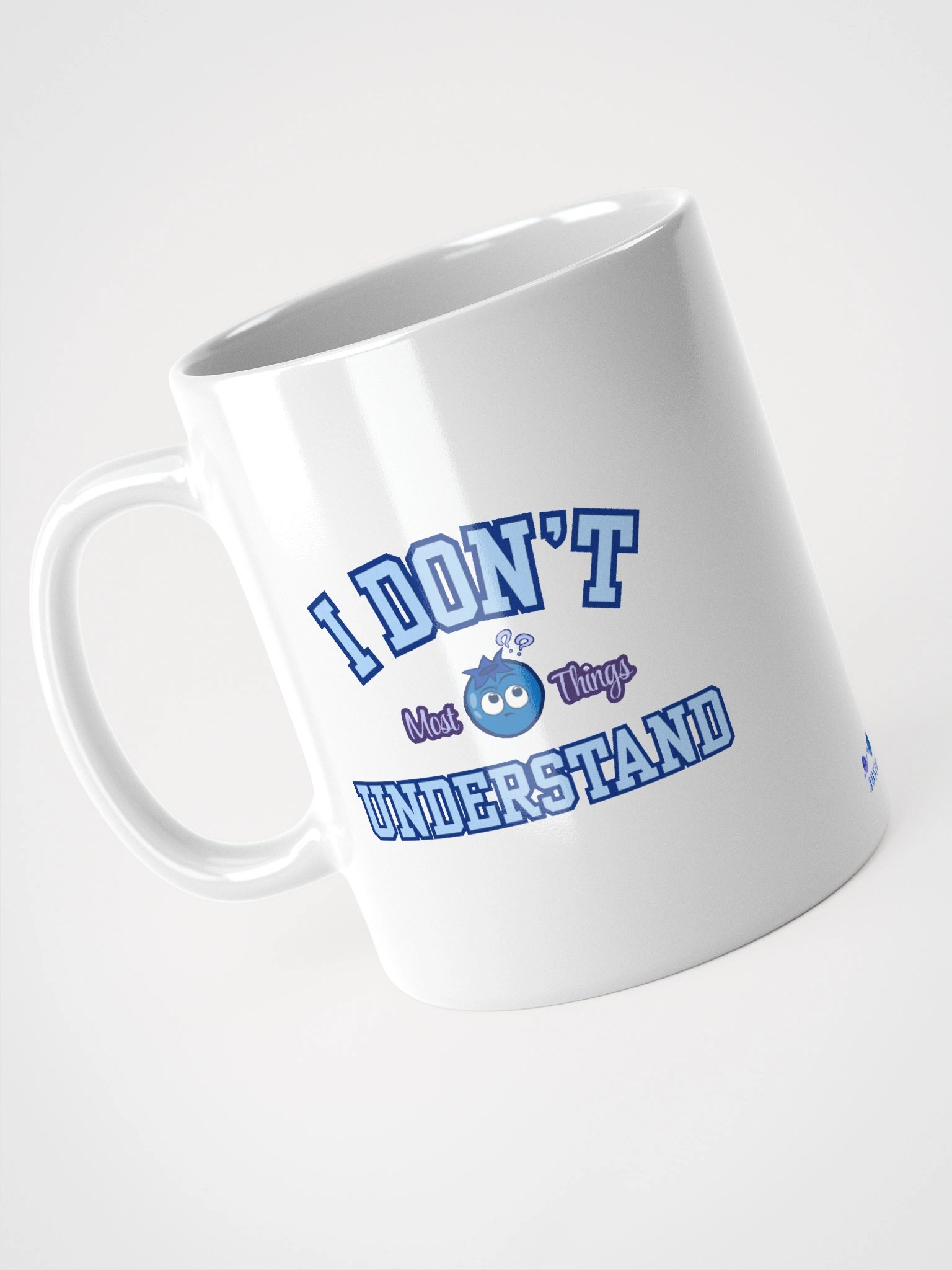 "I Don't Understand" Solid Mug - WHITE product image (3)