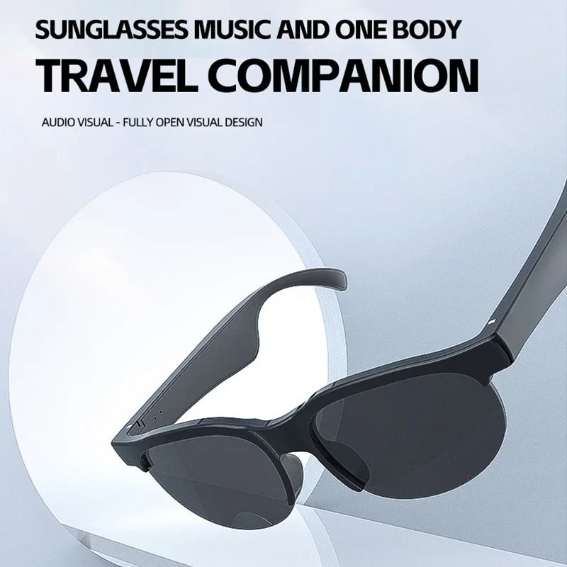 Bluetooth Sports Sunglasses – Wireless Headset, Ear Hook Earbuds, Hands-Free Driving & Outdoor Gear! product image (2)
