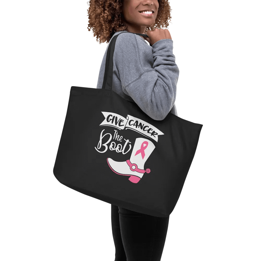 Give Cancer The Boot Bag product image (9)