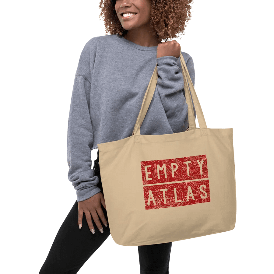 Topographic Map Tote product image (5)